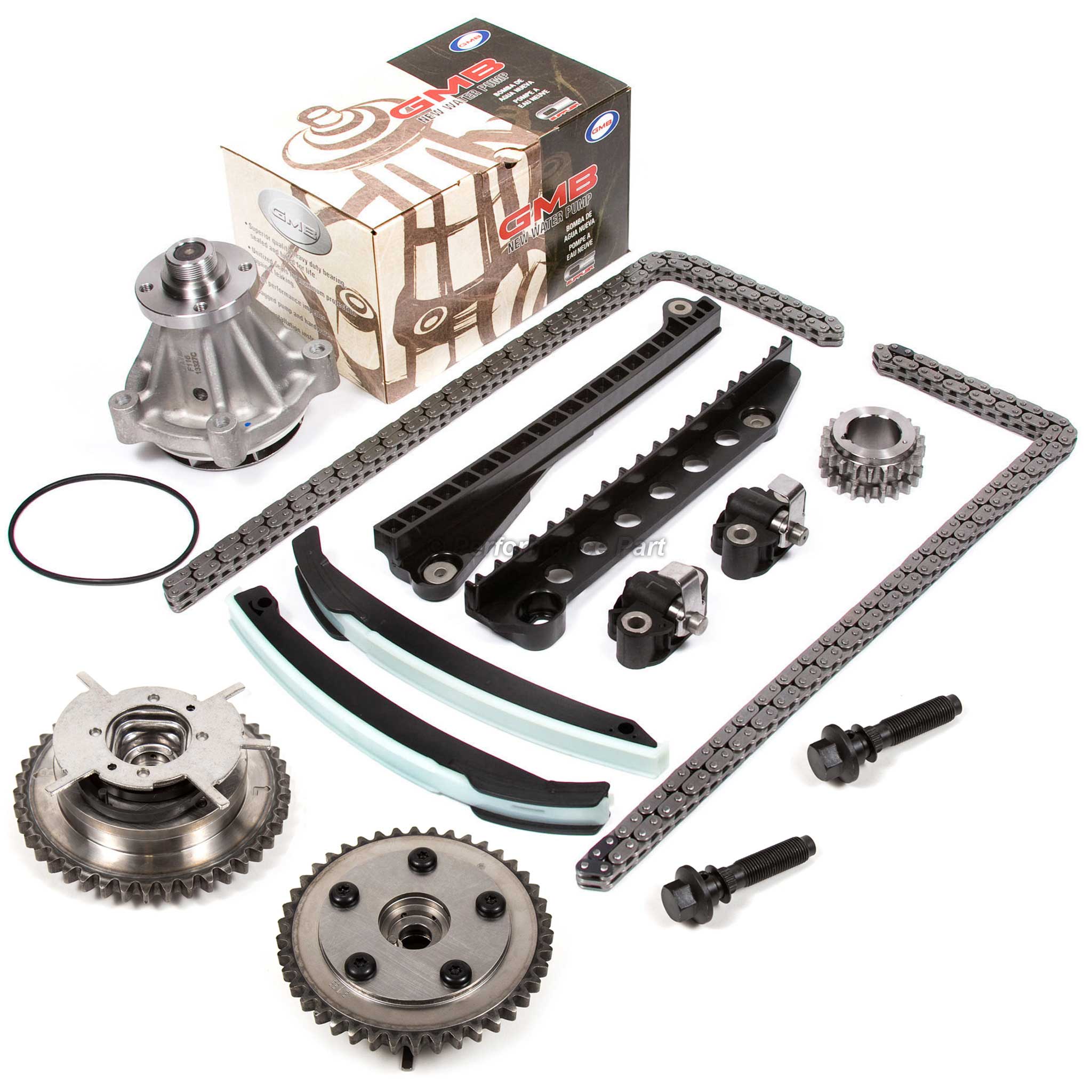 Ford 5.4L VVTi Camshaft Phaser, Timing Chain Kit, Updated Tensioners ...